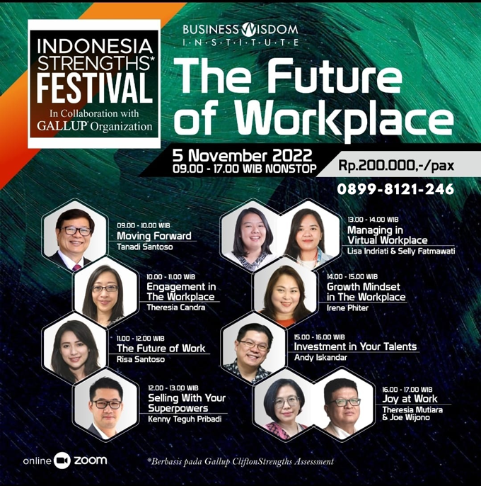 The Future Of Workplace Indonesia Strengths Festival in Collaboration With Gallup Organozation